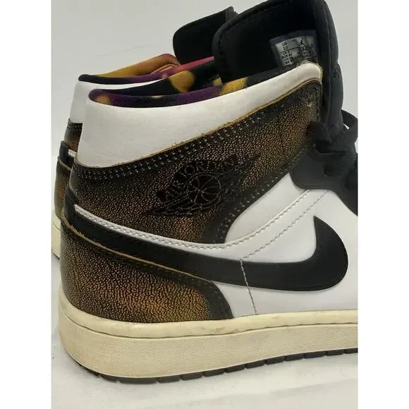 Air Jordan 1 Mid SE Black/Taxi-White-Sail – Size 10M – - Picture 8 of 8